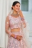 Pink tissue a line lehenga choli 202729