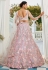 Pink tissue a line lehenga choli 202729
