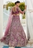 Purple net a line lehenga choli 202739