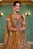 Mustard net a line lehenga choli 202741