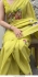 Bollywood model hand work sequins taby silk Lemon green color designer saree