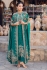 Indian wedding dress in Green gown jacket cape suit with embroidery 3120