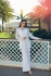 Indian wedding white coord set dress with sequins embroidery 3099