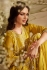Yellow palazzo suit with hand work embroidery for wedding 3114