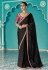 Black organza saree with blouse 2201