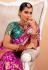 Purple silk saree with blouse 191002