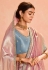 Pink tissue silk saree with blouse 411