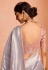 Lavender tissue silk saree with blouse 402