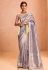 Lavender tissue silk saree with blouse 402