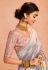 Lavender tissue silk saree with blouse 402