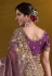 Purple banarasi saree 25010