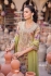 Green palazzo suit with hand work embroidery for wedding 3122
