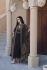 Indian wedding dress in Black gown jacket with embroidery FD2697
