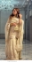 Bollywood Model Chinon silk embroidered shararaset in Ivory color