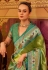 Pista green tissue silk saree with blouse 229