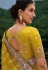 Mustard silk saree with blouse 7301