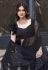 Black net sequence saree ACZ5105