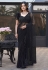 Black net sequence saree ACZ5105