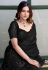 Black net sequence saree ACZ5107