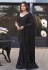 Black velvet sequence saree ACZ5109