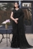 Black net sequence saree ACZ5113