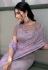 Lavender net saree with blouse ACZ5112