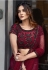 Red net saree with blouse ACZ5106