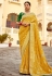 Yellow silk saree with blouse 1501