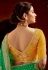 Green silk saree with blouse 1503
