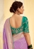 Lavender silk saree with blouse 1507