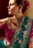 Teal tissue saree with blouse 5401