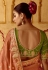 Peach tissue saree with blouse 5402