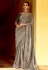 Grey tissue saree with blouse 5404