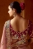 Pink tissue saree with blouse 5408