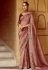 Pink tissue saree with blouse 5408