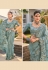 Grey organza saree with blouse 7803
