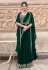 Green shimmer chiffon designer saree 25309