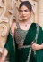 Green shimmer chiffon designer saree 25309