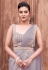 Lavender satin silk designer saree 25315