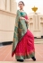 Pink banarasi silk saree 860005