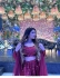 Bollywood Model Maroon net sequins partywear lehenga choli