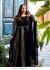 Bollywood Model black sequins georgette party wear anarkali gown