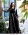 Bollywood Model black sequins georgette party wear anarkali gown