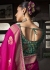 Rani Pink Color Soft Dola Viscous Silk with 3d Weaved Pallu 7206