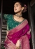 Rani Pink Color Soft Dola Viscous Silk with 3d Weaved Pallu 7206