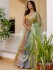 Multi color Faux embroidery heavy embroidery work wedding a line lehenga choli 337