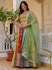 Multi color Faux embroidery heavy embroidery work wedding a line lehenga choli 337