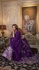Purple georgette heavy embroidery work wedding lehenga choli 375