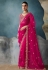 Magenta tissue saree with blouse 5421