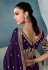 Purple tissue saree with blouse 5424